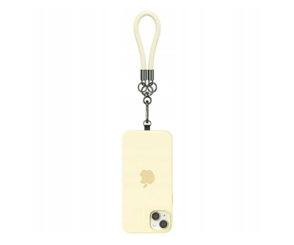 Smycz do telefonu USAMS Uniwersalna smycz do telefonu 30cm żółta